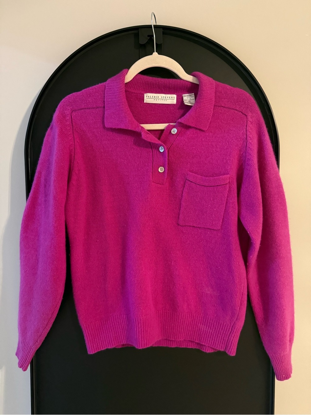 Vintage Valerie Stevens Lambswool and Angora Rabbit Hair Sweater